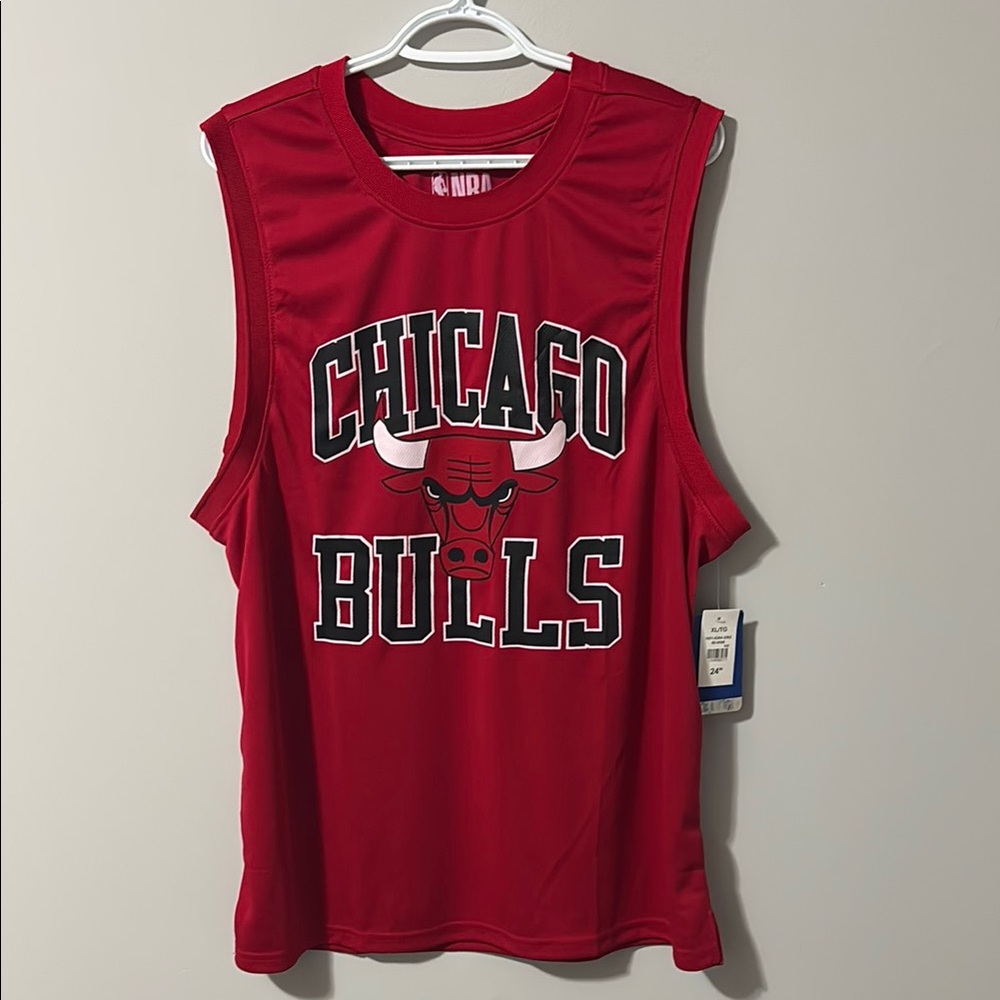 Chicago Bulls Red Sleeveless Shirt